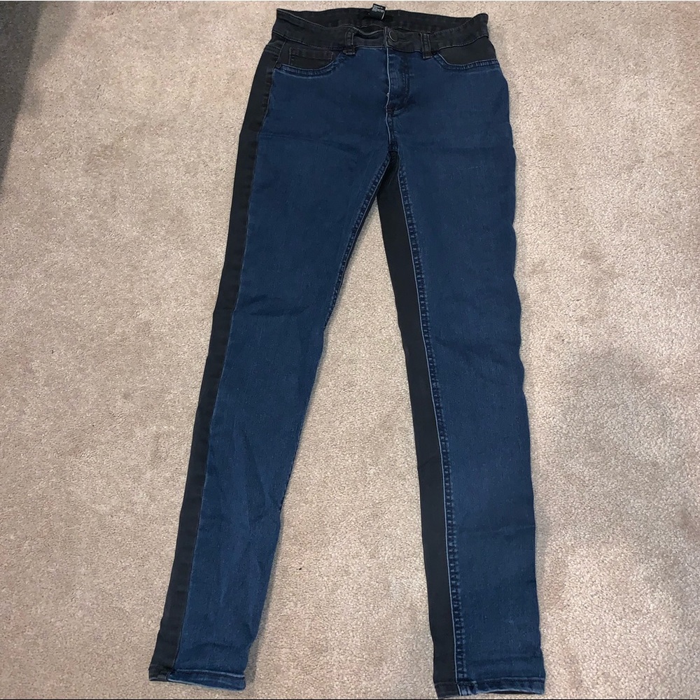 Forever 21 Skinny Jeans with Grey Back